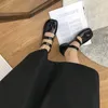 Bailamos Design Dress Brand Split toe Flats Tabi Ninja Low Heels Lightweight Platform Casual Shoes Women Chunky loafers e0c1