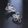 Boucles D'Oreilles Bettyue Mode De Luxe Fascinant Étoile Conception Forme De Fleur Irrégulière De Mariage De Mariage Dîner Porter Des Accessoires