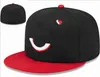 2024 Designerskie czapki Rozmiar Flat Hat Unisex Baseball Snapbacks Fit Flat Hat Haftle Regulowane czapki koszykówki Sport Hip Hop Sprzedaż Hip Hop Suroster Size 7-8