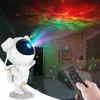 Lights NEW LED Starry Sky Night Light Galaxy Star Projector Astronaut Lamp Home Bedroom Decor Decoration Luminaires Birthday Gift Party HKD230704