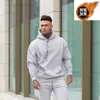 Men's Hoodies New Men Gym Clothing Casual Thick Brushed Hoodie Cotton Sweatshirt Fitness Workout Pullover Sports Winter Fashion Hooded Tops HKD230704