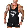 Heren tanktops Zomer tanktop mannen Fitness Vest Gym Kleding Singlet Y Back Stringer Canotta Bodybuilding Mouwloos shirt Muscle Tanktop 230704