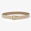 Riemen Mode Dubbele rij Gat Hiphop Decoratieve Brede Taille Riem Punk Straat Dubbele naald Gesp Gouden Oogje Voor Vrouwen