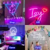 Nachtlichter, personalisierbar, für den Innenbereich, für Hochzeit, Schlafzimmer, Geburtstag, Party, Geschäft, Raumdekoration, Neon-LED-Schild HKD230704