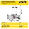 Andere elektronische componenten VEVOR 1L Verwarming Magnetische roerplaat W Roerstaaf 02000RMin Vortexmixer Destillatiekit Chemie Laboratoriumapparatuur 230703