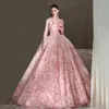 Eleganta rosa blommor Sweetheart Balklänning Quinceanera Klänningar Applikationer Broderi Bal Festklänningar Vestidos De Fiesta 2023 Elegant Sweet 16 Brithday Dress