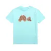 T-shirts voor heren T-shirts voor dames Ontwerper T-shirts Zwart en wit bedrukt Teddybeer Katoenen tops Vrijetijdsoverhemd voor heren Luxe T-shirts Kleding Street Shorts Mouwkleding