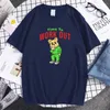 남성용 T 셔츠 테디 곰 인쇄 시간 Tshirt 남자면 편안한 빈티지 브랜드 의류 Harajuku S-XXXL MENS 셔츠