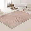 Tapijten Nordic Living Room Carpet Eenvoudige effen vloermat