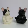 Objetos decorativos Estatuetas Mini Estátua de Bulldog Francês Decoração de Mesa Engraçado Bulldog Francês Pug Enfeite para Carro Casa Decorações de Jardim Cachorro Artesanato Presentes 230703