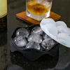 Herramientas de helado Molde de cubitos de hielo de silicona redondo Fabricante de bolas Bandejas reutilizables de whisky personalizadas Molde de hielo sin Bpa con tapas extraíbles Bola de molde 230704