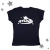 Herren T-Shirts Y2k Ästhetisches Vintage Kurzarm-T-Shirt Hip Hop Goth Harajuku Grunge Crop Tops Buchstaben bedruckte T-Shirts 2023 Sommer-Top 230703
