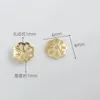 Spacers for Diy Necklace Bracelet Jewelry Making Supplies Kits 18k Gold Plated Flower Kids Adults Materials Accessories Findings & Components