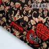 Brokaat Jacquard Zijdesatijn Kostuum Chinese kleding Jurk Babykleertjes Doek COS kleding Stof Damast Granaatappel flowers310T