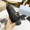 With Box 2021 Designer Women Slippers Top Quality Leather Comfortable Thick Soled Scuffs Fashion Summer Outdoor Beach Ladies Flat Mx 3949