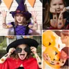 Halloween Temporary Tattoos for Kids Non-Toxic Stickers for Makeup Party Cosplay Costumes Face Decals KDJK2307