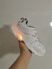 Diseñador de zapatos casuales de lujo Track 3.0 LED Sneaker Iluminado Gomma cuero para mujer para hombre Trainer Nylon Printed Platform Sneakers Men Light balenciagas balencaigas