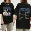 Herr t-shirts SZA Music Album SOS Double-Sided T-shirt Men Kvinnors vintage överdimensionerade t-shirts Pure Cotton T-shirt Hip Hop Streetwear Unisex 230703