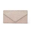 Evening Bags 2023 Diamond Bling Clutch Wedding Dinner Wallets Fashion Purse With Chain 3 Colors Mini Party