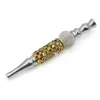 Smoking Pipes Spot metal 115mm detachable circulating filter cigarette holder and pipe accessories with diamond beads in stock