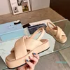 Designer Sandal Platform glida dam tofflor flip flops Muller skor bekväma att bära designer tofflor sommar sandaler Platta dam slides 35-41