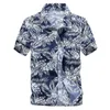 Męskie koszule na co dzień moda męska koszula hawajska mężczyzna dorywczo kolorowe drukowane plaża ha koszule z krótkim rękawem Plus rozmiar 5XL Camisa Hawaiana Hombre Z230705