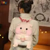 Zaini Kawaii Rosa Maiale Spalla Zaino Borsa da scuola Scaldamani Giocattoli di peluche Animali di peluche Bambola Bambini Bambini Ragazze Ragazzi Donne Regali 230703