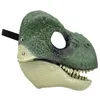 Horror Dinosaur Headgear Dragon Funny Dinosaur Mask Halloween Party Cosplay Open Mouth Latex Scared Mask Gifts L230704