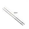 Chopsticks Exquisite Chinese Durable Flower Printed Silver Chop Sticks Tableware Reusable