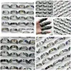 Band Rings Wholesale 50Pcs 6Mm Abalone Shell Stainless Steel Fashion Jewelry Summer Ring For Man Women Bk Lots Drop Delivery Dhf4X