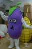 2023 Lila Aubergine Bekleidung Maskottchen Kostüm Halloween Weihnachten Cartoon Charakter Outfits Anzug Werbung Broschüren Kleidung Karneval Unisex Erwachsene Outfit