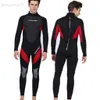 Kombinezony Drysuits Premium 3mm neoprenowy kombinezon męski kombinezon do nurkowania pełny kombinezon z długimi rękawami kombinezony M-XXXL do pływania nurkowanie z rurką Freedive HKD230704