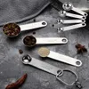 Measuring Tools Set Measuring Spoon Polished Surface Rustproof Scoop Food Grade Measuring Tablespoon With Scale Mark R230704