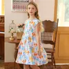 Girl Dresses Baby Dress 6 To 12 18 24 Months Summer Cotton Yellow Floral Toddler Girls 1 2 3 4 5 7 8 9 10 11 13 14Years