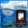 Fish Finder Erchang Sonar Fishing Fisher Rechargeable Wireless Desturest 60 млн. Глубина воды Эхо Рыбалка Портативная рыбалка на 100 м расстояние HKD230703