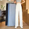 Kadın pantolonları kadınlar için yaz kıyafetleri 2023 geniş bacak gündelik sokak kıyafetleri yüksek bel pantolonları bayanlar moda kore tarzı kıyafetler