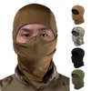 Casquettes de cyclisme Masques Tactique Silicone Masque Tête Capuche Extérieur Demi Visage Doux Respirant Équitation Coupe-Vent Solaire Airsoft Chasse Chapeaux Couverture 230704