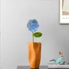 Fiori decorativi Accattivanti fiori di rose finte Forniture per la casa artificiali in cotone di lunga durata dall'aspetto realistico