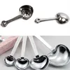 Measuring Tools Set of Blue Measuring Spoon Stainless Heart-shaped Measuring Spoon Love Heart Measuring Spoon Gift Set R230704