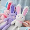 Other Festive Party Supplies Easter Rabbit Toys With Keychain Spring Event Kids Plush Gifts Cute Bunny Big Ears Stuffed Toy Drop D Dhkvs