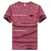 Camisetas masculinas plus size M7XL 8XL 9XL Summer Brand Tops Tees Quick Dry Slim Fit Tshirt Homens roupas esportivas Tamanho grande Camiseta de manga curta Z230705