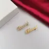 Pins broches DODOAI aangepaste broche kan worden aangepast naam sieraden RVS initialen revers speld bruidsmeisje geschenk gepersonaliseerde 230704