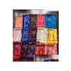 Scarves 71 Colors Skl Scarf For Women And Men Good Quality 100% Pur Silk Satin Fashion Pashmina Shawls Drop Delivery Accessories Hats Dhk9R