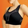 BRAS WOMENS Kablosuz Yüksek Etkili Spor Sütyen Tam Kapsam Racerback Hafif Yastıklı Destekleyici İç Giyim 36 38 40 42 B C D E F G SİYAH