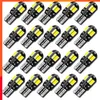 アップグレード10/20pcs W5W T10 LED電球キャンバス5730 8SMD 4014 26SMD 12V 6000K 194 168 LEDカーマップドームライト駐車場自動信号ランプ