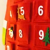 Kalender Filz Adventskalender Weihnachten Hängender Anhänger Weihnachtsmann DIY Weihnachten Adventskalender Jahr Weihnachtsdekorationen für Zuhause 230703