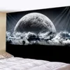 Tapestries Milky Way Night Sky Tapestry Moon Night Starry Sky Landscape Tapestry Home Living Room Bedroom Decoration