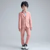 Costumes Grands Garçons Anniversaire Formel Photographie Costume Enfants Blazer Veste Pantalon Noeud Papillon Robe De Mariée Adolescent Costume Enfants Graduation CostumeHKD230704