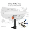 150 Mile 360° Omni-directional Amplified TV Antenna High Gain HD Digital HDTV 4K