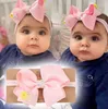 Accessoires pour cheveux enfants né en mousseline de soie Floral bandeau serre-tête filles Mini nœud papillon bébé chapeaux tout-petits FD45